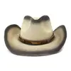 Nuevo Sombrero de Paja Vaquero para Hombre y Mujer para Primavera y Verano con Pintura en Spray de Tela Vaquera Sombrero para el Sol al Aire Libre en la Costa Sombrero de Playa PQBZNZ015
