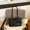 Bolso de axila versátil y simple de estilo coreano para mujer, con gran capacidad, diseño sofisticado y elegante, adecuado para ir al trabajo.