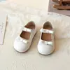 Zapatos de Cuero para Niñas Primavera y Otoño 2025 Estilo Chanel Zapatos Individuales Infantiles Zapatos Mary Jane Suaves para Niñas Pequeñas, Niños Pequeños y Niños