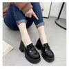 Nuevos Mocasines de Cuero Otoño 2025 para Personas Menudas, Zapatos Slip-On que Aumentan la Altura de Estilo Británico con Suelas Gruesas