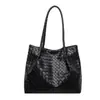 2026 Bolso Tote Grande Simple Nuevo para Mujer Moda Viaje Diario Bolso de Hombro Único Versátil Color Sólido Moda Bolso de Mano Pequeño