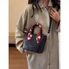 Elegante bolso de boda, bolso de mujer, gran capacidad, nuevo bolso cruzado, bolso de mano nupcial rojo, bolso tipo cubo, bolso sobre rojo