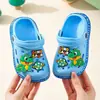 Zuecos infantiles de EVA para verano, sandalias de dibujos animados antideslizantes para interiores para niñas, sandalias de playa para exteriores para niños pequeños y mayores