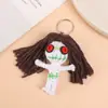 Boneco Vodu de Halloween Fio de Algodão Tricô Decoração de Atmosfera Presente Fio Boneco Múmia Vodu Estilo Americano