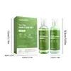 Kit de Cuidado Capilar com Óleo de Melaleuca Cross Limpeza Fofa Controle de Oleosidade Anti-Coceira Refrescante Fragrância de Longa Duração Shampoo Gel de Banho Atacado