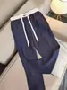 Pantalones Casuales Estilo Old Money para Hombre, Pantalones Casuales Finos de Pierna Recta para Hombre de Verano, Pantalones Deportivos Largos Sueltos Bordados de Lujo Ligero