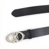 Cinturón de cuero de doble wanyue con estrella cruzada, nuevo y moderno, accesorio para falda de jeans, cinturón real moderno y versátil