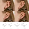 Pendientes de botón de Plata Pura 999 con Perlas de Swarovski, Pendientes Pequeños de Nicho, Adecuados para Dormir Sin Quitar, Accesorios Versátiles y Elegantes para las Orejas