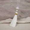 Marcador de página con borla de nudo chino antiguo de 7 cm, decoración para ropa, borla, accesorios DIY, venta al por mayor