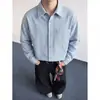 Chaqueta Tejida de Tweed Rayado de Alta Gama para Hombre Nueva Otoño 2026, Corte Holgado, Ligera, Tallas Grandes, Abrigo de Moda