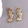 Colgante Pixiu Atrapa-Dinero de Latón Puro Llavero para Coche Lanyard Tejido Vintage Hecho a Mano Accesorio para Llavero