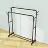 Estante de Secado de Ropa de Piso Multifuncional Simple para el Hogar, Barra de Secado de Ropa Tipo Ensamblaje, Estante de Almacenamiento de Ropa, Perchero, Estante de Almacenamiento