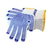 Guantes con Puntos de Pegamento para Cuentas del Fabricante, Guantes Antideslizantes de Protección Laboral, Guantes para Obra, Guantes Resistentes al Desgaste con Hilo de Protección Laboral, Guantes Blancos