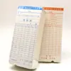 Envio grátis acima de 5 pacotes cartão de ponto papel para marcação de ponto relógio de ponto microcomputador papel especial para marcação de ponto/cartão de papel para máquina de ponto