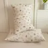 Funda de almohada floral ins francesa funda de almohada para núcleo de almohada individual doble paquete de par estilo pastoral dormitorio estudiantil 48*74