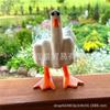 Decoración Transfronteriza de Pato Chupador de Hierro Travieso Diseño Hogar Patio Lindo Mini Pato Artesanías de Resina