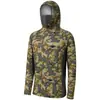Chaqueta Protectora del Sol con Aire Acondicionado en Stock, Ropa Exterior de Seda Hielo, Suéter Camuflado Transpirable Ultradelgado, Chaqueta de Pesca para Exteriores en Bicicleta, Ropa Transfronteriza para Hombres