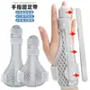 Correa de Fijación para Dedos Soporte de Muñeca Largo y Corto Fijación Protector de Dedos Pulsera Ajustable Férula de Fijación Multidedos
