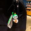 Llavero Creativo de Muñeca de Máquina de Gansos Serie de Dibujos Animados Panda Colgante para Bolso de Pareja Llavero de Coche Pequeño Regalo