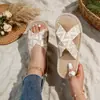 Novas pantufas de linho femininas verão casa interior antiderrapante casal algodão linho pantufas de chão sola macia pantufas frescas atacado