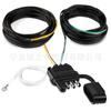 Arnés de Cableado para Remolque de 4 Pines y 5 Cables 22 Pies 333G Cableado Nuevo para Luces Traseras Laterales de Remolque RV Barco Plano de 4 Pines y 5 Cables