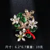 Broche de acrílico de moda nuevo para mujer pin de aleación electrochapada para bufanda de seda accesorios para ropa corsage disponible para venta al por mayor