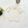Suéter de manga corta para niña transfronterizo suéter con lazo estilo nórdico camiseta de manga corta para niños