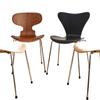 Silla Hormiga Silla en forma de 7 Silla Nórdica Simple para Comedor Silla Creativa Famosa en Internet Diseñador Hogar Medieval Silla de Comedor Silla con Respaldo