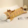Linda Almohada Larga de Gasa de Tres Capas con Forma de Caballo para que Duerman las Niñas, Almohada de Peluche Grande tipo Muñeco de Caballo