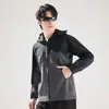 Roupa de Proteção Solar Enbu ao Ar Livre de Seda Gelada para Homens, Jaqueta Leve e Respirável com Capuz para Proteção Solar de Verão, Jaqueta de Pele Unissex