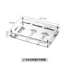 Portavasos octagonal de acero inoxidable con recubrimiento negro, estante comercial para vasos de cerveza, estante para vinos, almacenamiento y exhibición para vasos de bar