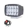 Farol de Holofote de Alta Intensidade Ultra-Brilhante Modificado para Patinete/Motocicleta Elétrica, 12 a 60 Volts, Farol LED Ultra-Brilhante para Veículos Elétricos
