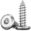 Tornillos Autorroscantes de Cabeza Plana Hexagonal Biselada en Stock M2~M10, Resistentes a la Corrosión y al Óxido, Específicamente para Instalación en Placa Delgada
