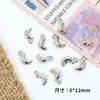 Coleção de Pingentes Prateados de Fada Coração Cruz Arco DIY Material Artesanal Pulseira Colar Acessórios de Joias