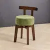 Banqueta de Maquiagem, Cadeira Giratória, Banqueta Redonda Simples Moderna, Cadeira para Uso Doméstico com Encosto, Banqueta Pequena, Banqueta Individual para Sala de Estar para Trocar Sapatos