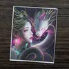 Pintura Thangka Dorada Semi-Pintada a Mano al por Mayor Núcleo Zorro Hada Zorro de Nueve Colas Changming Vida Pasada y Vida Presente Lienzo Thangka Se Puede Personalizar
