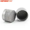 Separação de Gás e Poeira Elemento de Filtro Sinterizado de Pó de Aço Inoxidável Respirável Elemento de Filtro Sonda Porosa de Aço Inoxidável 316L