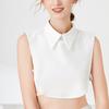 Cuello Falso Moda Otoño Invierno para Mujer Cuello Profesional de Punta Combinable Estilo Coreano Vestido Camisa de Chifón Cuello con Suéter Cuello Falso para Niños