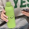 Novo Estilo Coreano Simples Sorriso Aço Inoxidável 304 Garrafa Térmica Doméstica Portátil para Lazer ao Ar Livre para Estudantes