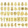 Pegatinas Doradas para Teléfono con Oro Puro 999, Año del Caballo, Éxito Instantáneo, Riqueza, Láminas de Oro, Tarjetas de Oro, Pequeños Regalos de Año Nuevo al por Mayor