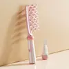 Pente Modelador Ondulado de Dentes Duplos com Cabo, Pente Massageador do Couro Cabeludo, Pente Modelador Volumoso, Pente Modelador de Cachos Antiestático para Salões de Beleza