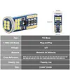 Nueva luz de posición LED para coche transfronteriza T10 bombilla de alto brillo regulable sin escalones luz de lectura luz de matrícula 1206 18SMD