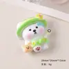 Accesorios de Resina para Manualidades de Dibujos Animados Joyería Cámara Oso Pegamento de Crema Pasador Funda de Teléfono Móvil Hebilla de Zapato Llavero Colgante con