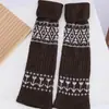 Calcetines de Algodón para Mujer Otoño e Invierno, Calcetines Holgados Estilo Mori, Calentadores de Pierna Gruesos y Cálidos con Patrón de Diamantes Grises Retro