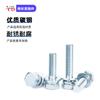 Acero al Carbono de Alta Resistencia Grado 8.8 Combinación de Tornillo con Arandela Plana de Resorte Hexagonal Exterior Galvanizado Prueba de Niebla Salina Tornillos No Estándar Din933