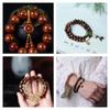Zambia Palo de Rosa Alta Densidad Estrella Dorada Sándalo Sangre Cuentas Pulsera Cuentas de Oración Pulsera de Madera Artefacto Cultural