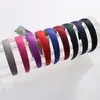 Diadema Coreana de Satén Ancha de 2.5cm Macarrón Color Puro Elegante Banda para el Cabello Pinza para el Cabello de Tela Todo Incluido con Ala Ancha Adorno para el Cabello