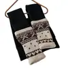Leggings gruesos forrados de polar para niñas con calcetines integrados, nuevos pantalones deportivos ajustados para niños de otoño e invierno estilo universitario con cintura alta