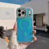 Funda de Teléfono Magnética Chameleon Skin-Feel para iPhone 17/18 Promax 16 con Soporte para Lente - Superventas Transfronteriza