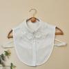 Gola Falsa Flor Solúvel em Água Artesanato Pesado Camisa Clássica Gola Falsa Gola Fabricante Transfronteiriço de Guangzhou Atacado à Pronta Entrega